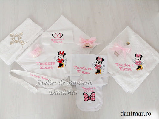 Set trusou personalizat fetite - Minnie Mouse - DaniMar Wedding Salon