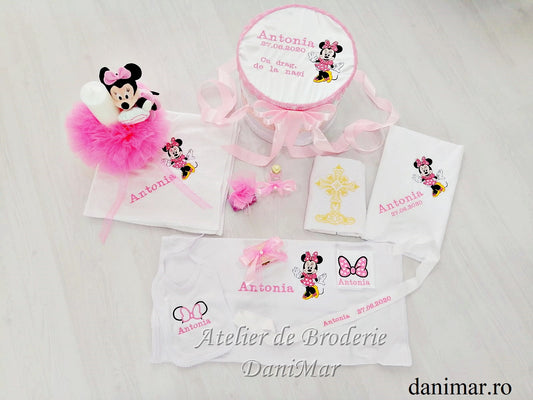 Set trusou personalizat fetite - Minnie Mouse - DaniMar Wedding Salon