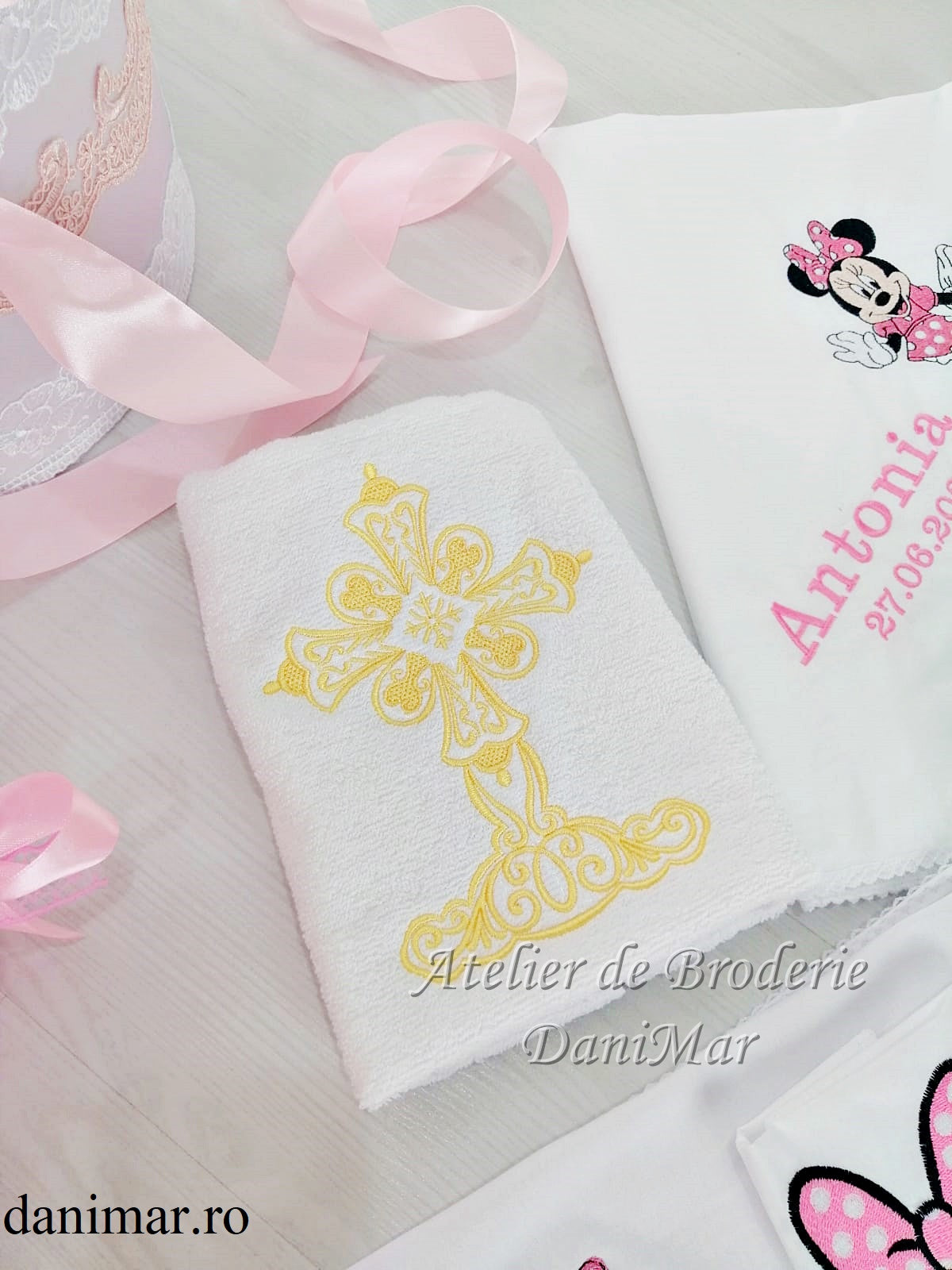Set trusou personalizat fetite - Minnie Mouse - DaniMar Wedding Salon