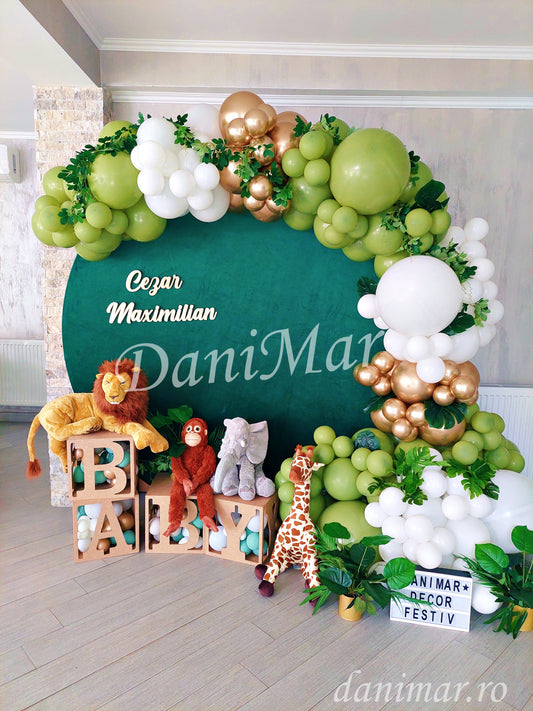 Decor botez băiețel Safari Jungle 10