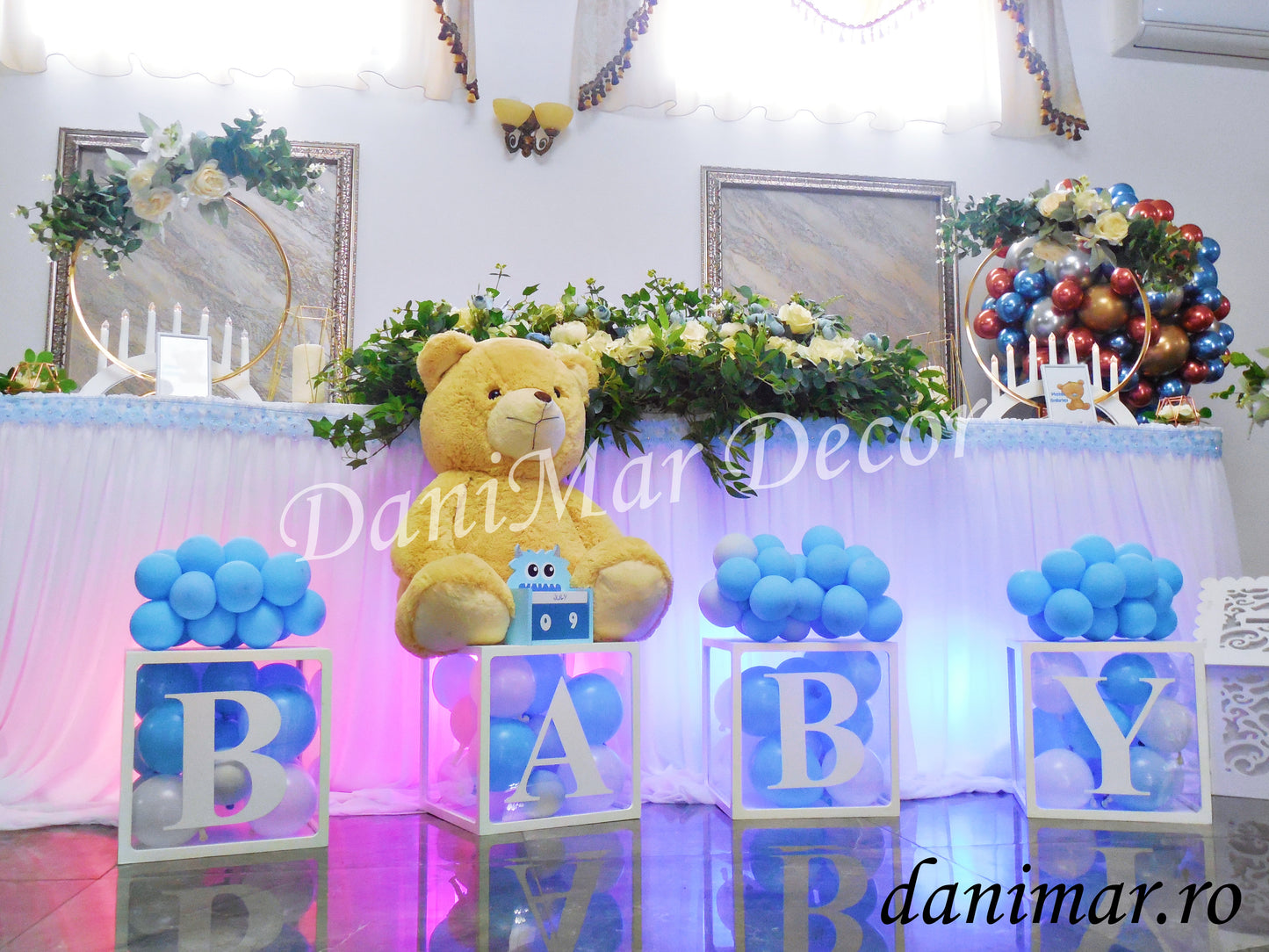 Decor Botez  Baietei -  tematica Ursulet