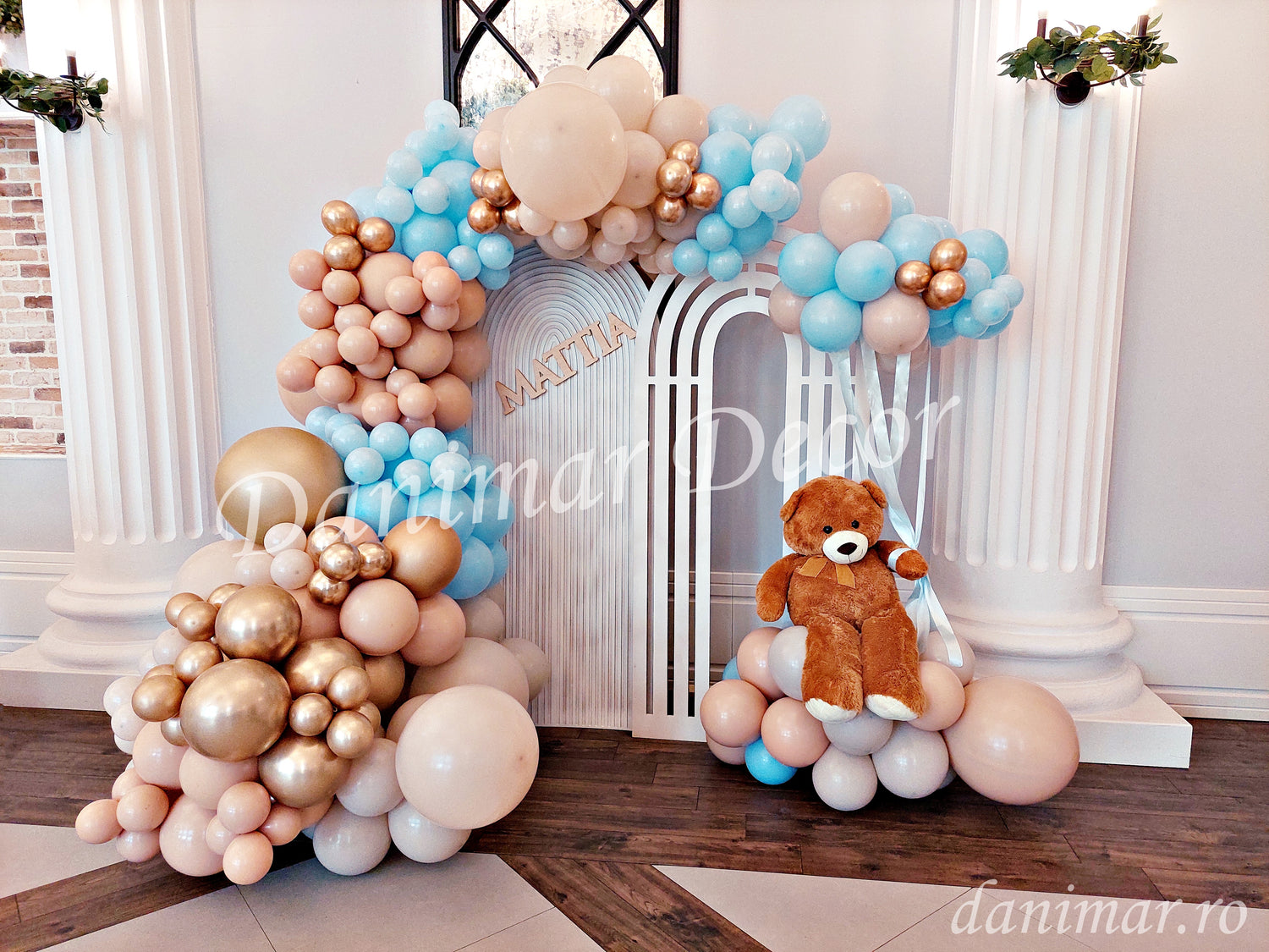 Decor Botez  Baietei -  tematica Ursulet - DaniMar 