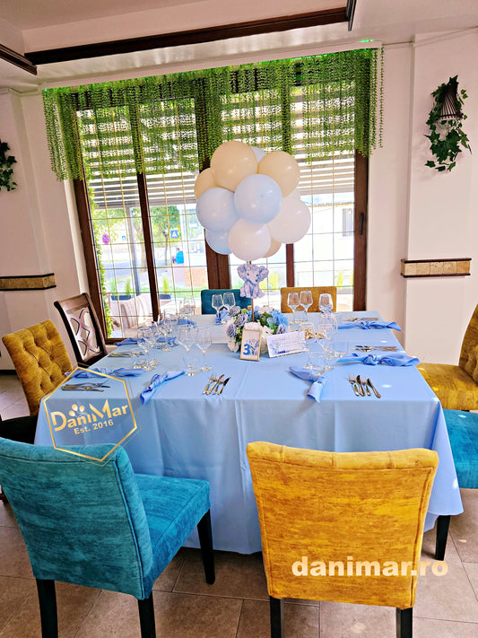 Decor botez băiețel cu animăluțe Safari – Toile de Jouy 5
