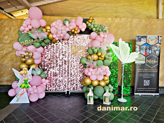 Decor botez fetiță Tinkerbell și Zâne 1