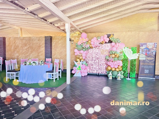 Decor botez fetiță Tinkerbell și Zâne 3