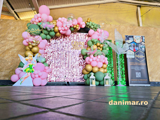 Decor botez fetiță Tinkerbell și Zâne 2
