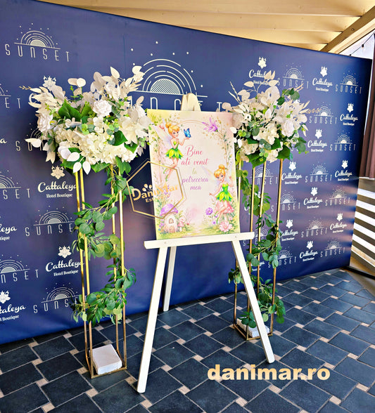 Decor botez fetiță Tinkerbell și Zâne 7