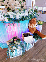 Decor botez baietel - animale de padure