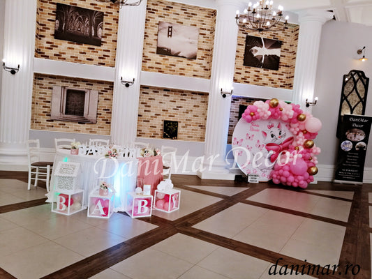 Decor botez fetite - Pisica Marie