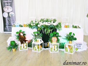 Decor botez baietel Jungle/ Safari 02