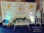 Decor nunta - panou floral pentru poze