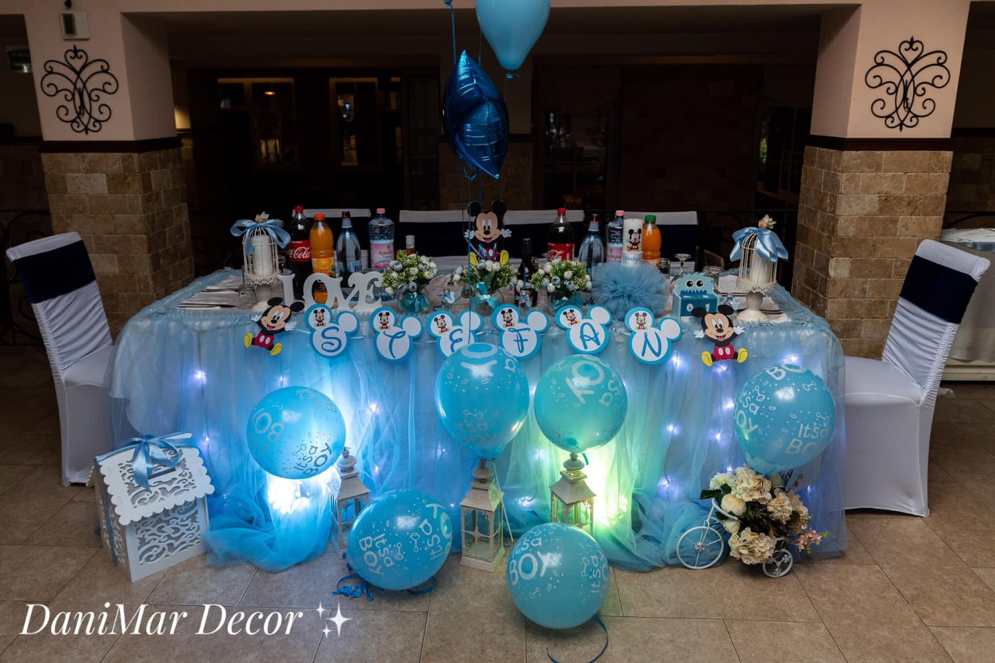 Decor botez baietel