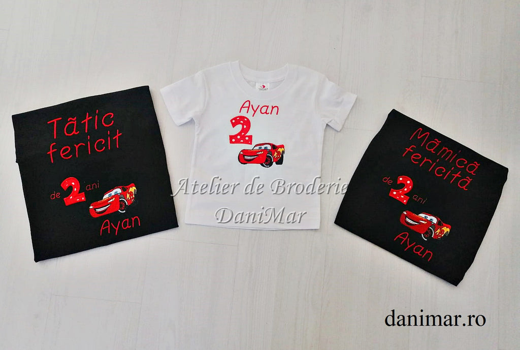 Set tricouri familie - tematica Cars 02