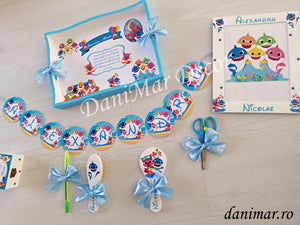 Set tavita mot - Baby Shark 01 - DaniMar 