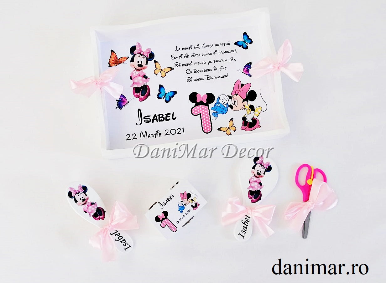 Set tavita mot fetite -tematica Minnie Mouse 02 - DaniMar 