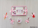 Set tavita mot fetite -tematica Baby Minnie Mouse - DaniMar Wedding Salon