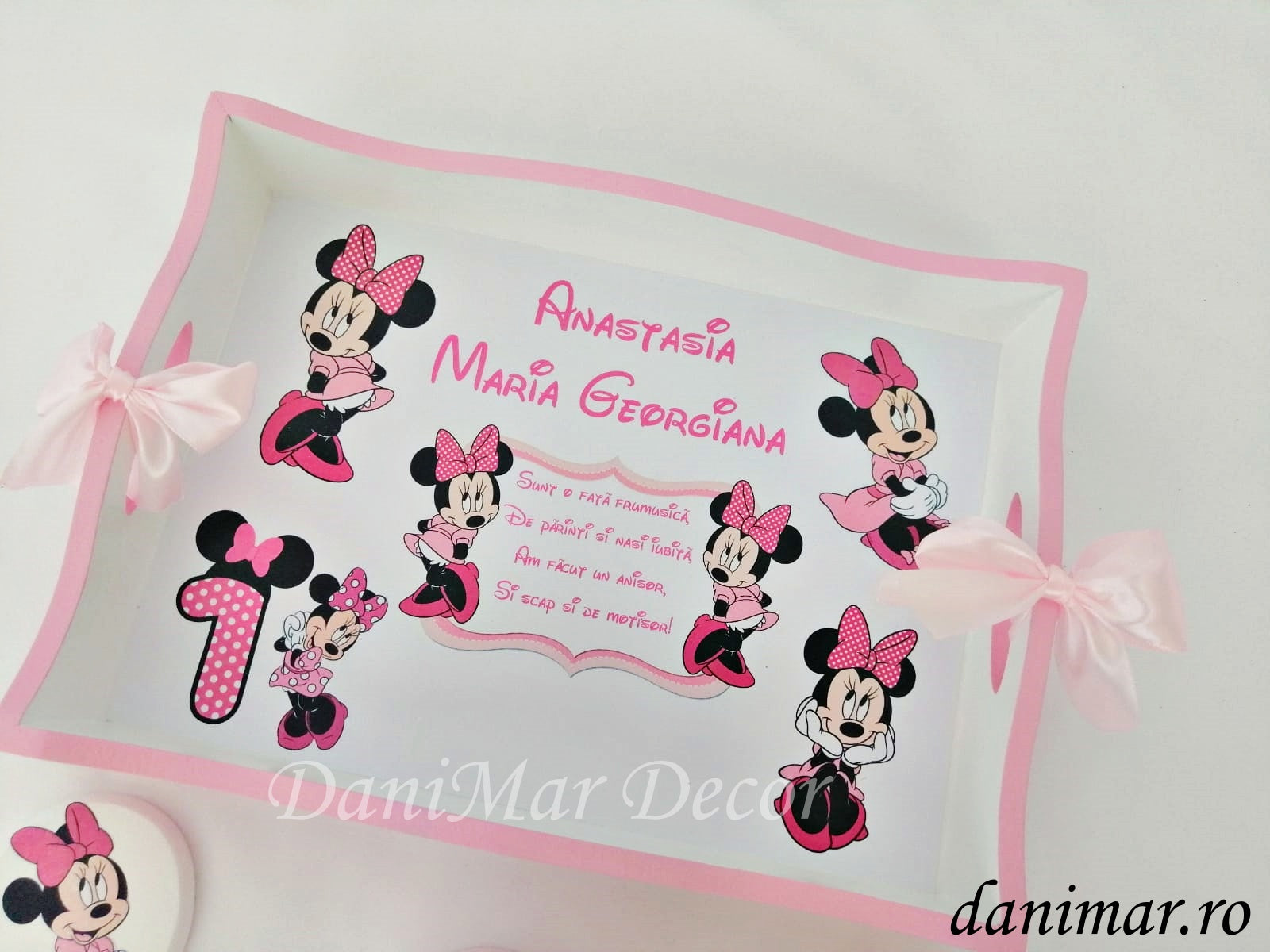 Set tavita mot fetite - tematica Minnie Mouse 13 - DaniMar 