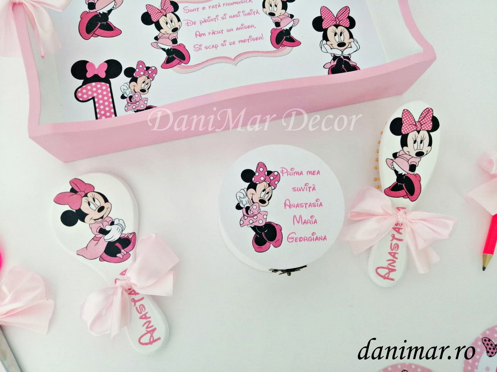 Set tavita mot fetite - tematica Minnie Mouse 13 - DaniMar 