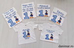 Set tavita mot baietel si tricouri personalizate - tematica Donald Duck 01