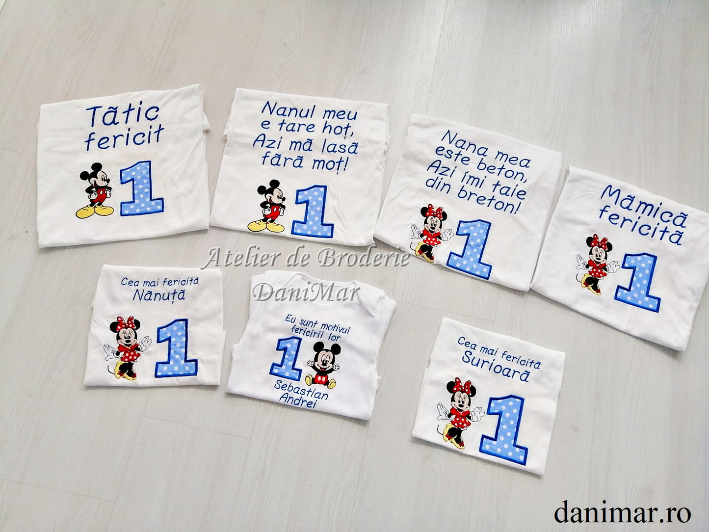 Set tavita mot baietei - tematica Baby Mickey Mouse 12 - DaniMar 