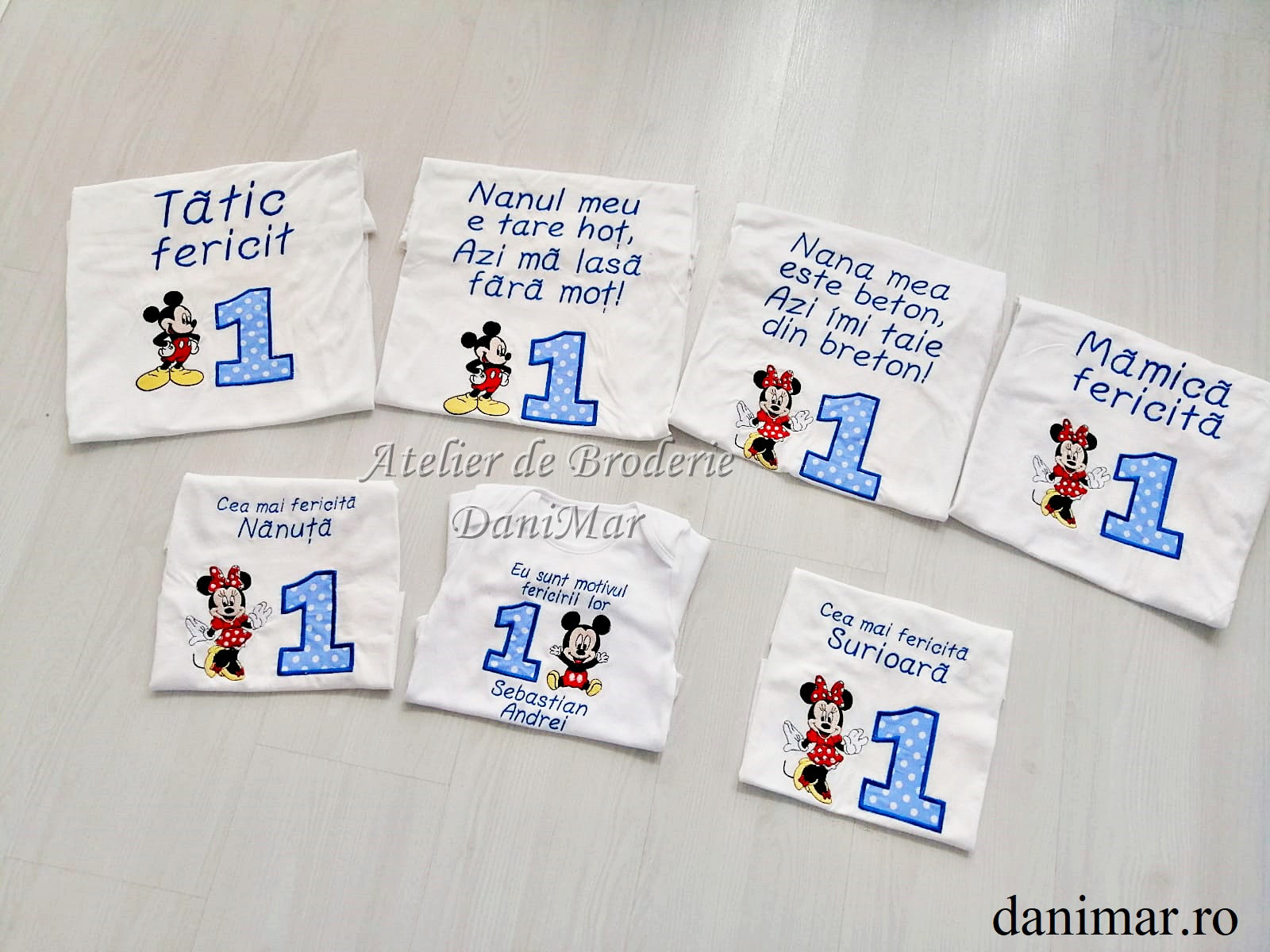 Set tavita mot baietel - Tematica Baby Mickey Mouse 18 -  aniversare 3 ani - DaniMar 
