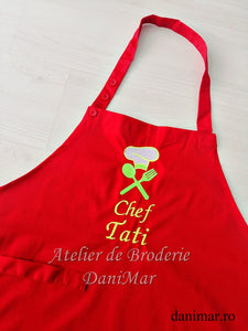 Sort personalizat cu broderie - Chef tati