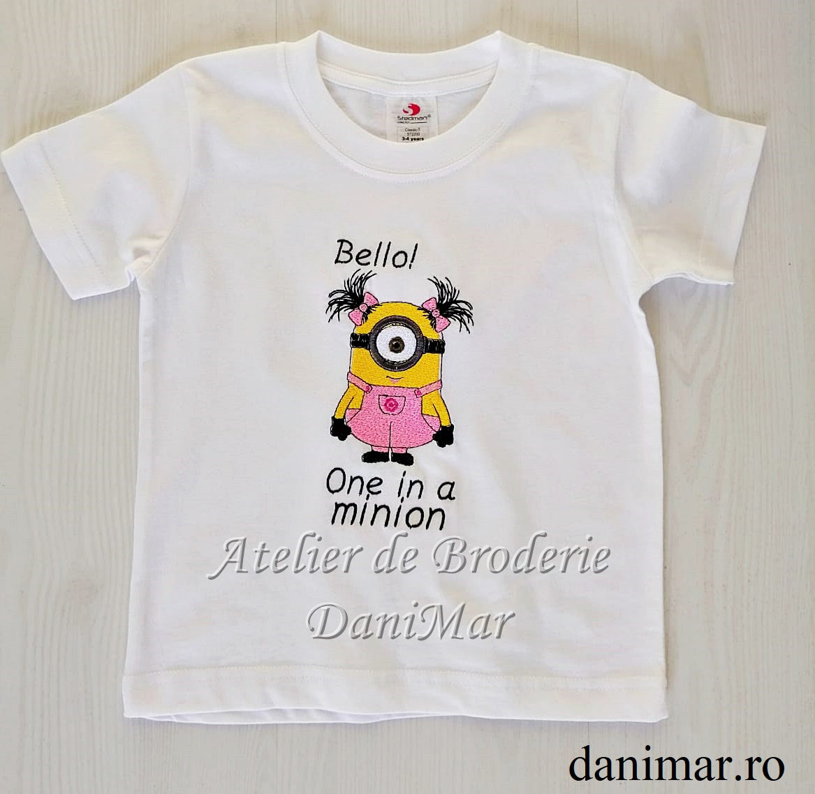 Tricou personalizat copii cu tematica Minions